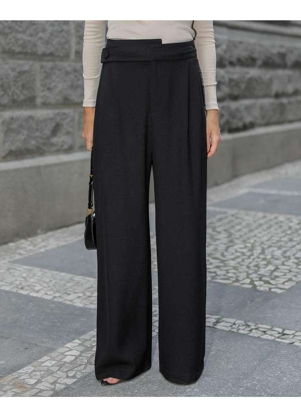 Dot Clothing - Calca Dot Clothing Pantalona Preto 3