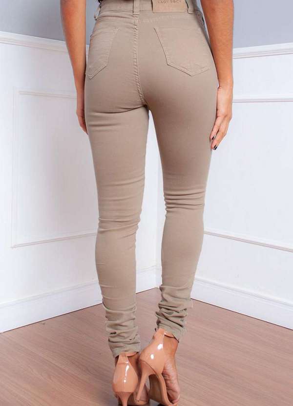 Lady Rock - Calca Lady Rock Hot Pants Bege 2