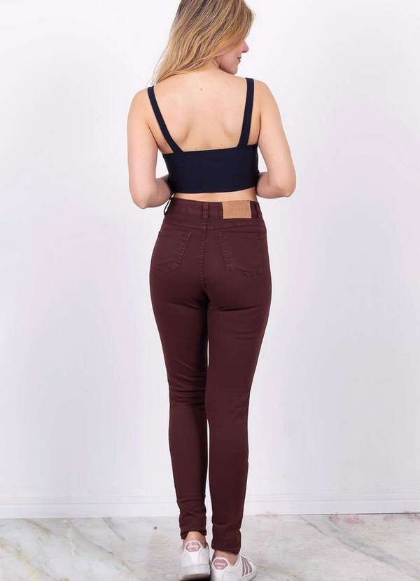 Lady Rock - Calca Lady Rock Hot Pants Marrom 2