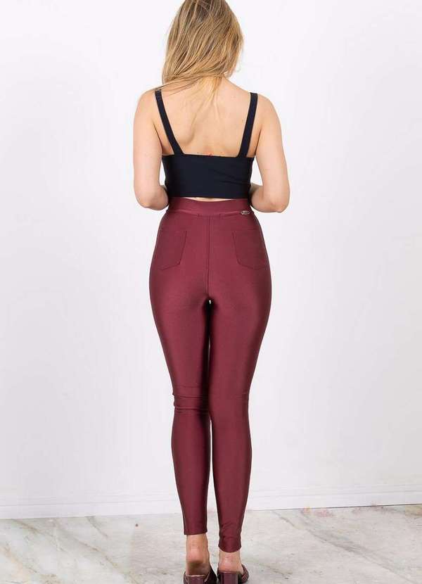 Miss Misses - Calca Miss Misses Legging com Bolso Vermelho 2