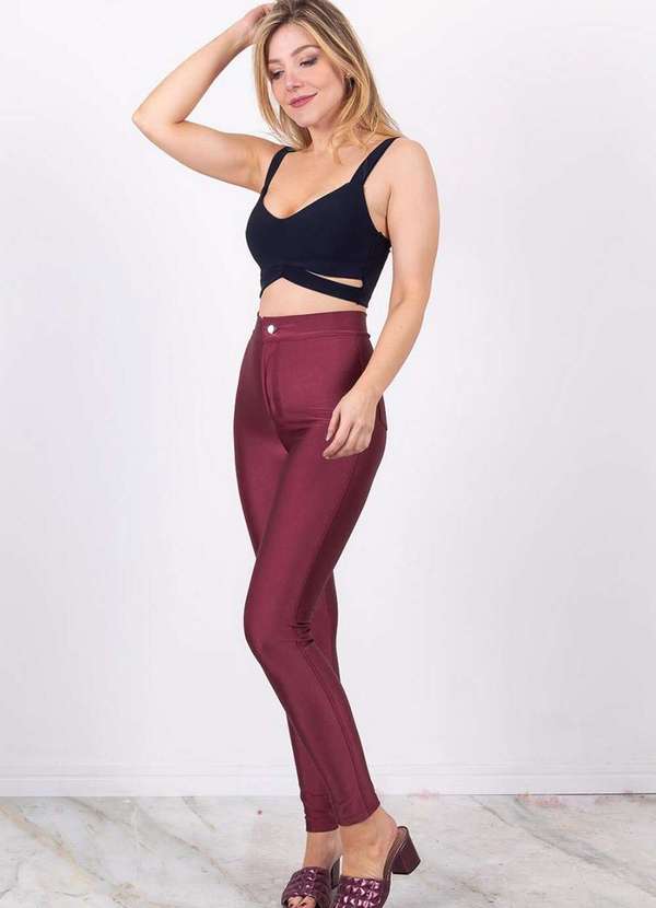 Miss Misses - Calca Miss Misses Legging com Bolso Vermelho 4