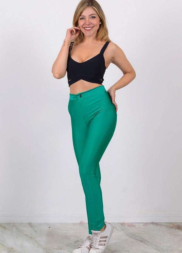 Miss Misses - Calca Miss Misses Legging com Bolso Verde