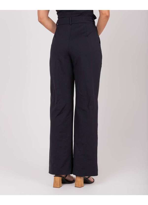 Miss Misses - Calca Miss Misses Wide Leg com Pesponto Preto 3