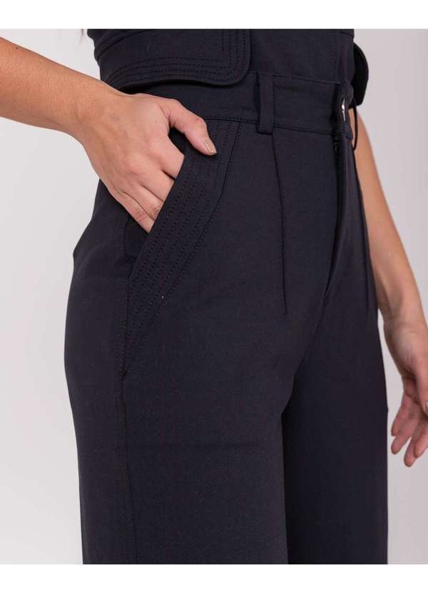 Miss Misses - Calca Miss Misses Wide Leg com Pesponto Preto 4