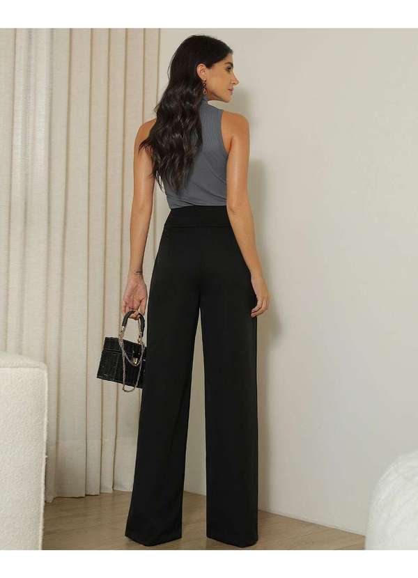 Miss Misses - Calca Viviane Alfaiataria com Botao Preto 2