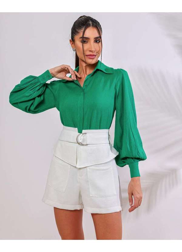 Dot Clothing - Camisa Dot Clothing Balone Verde Verde