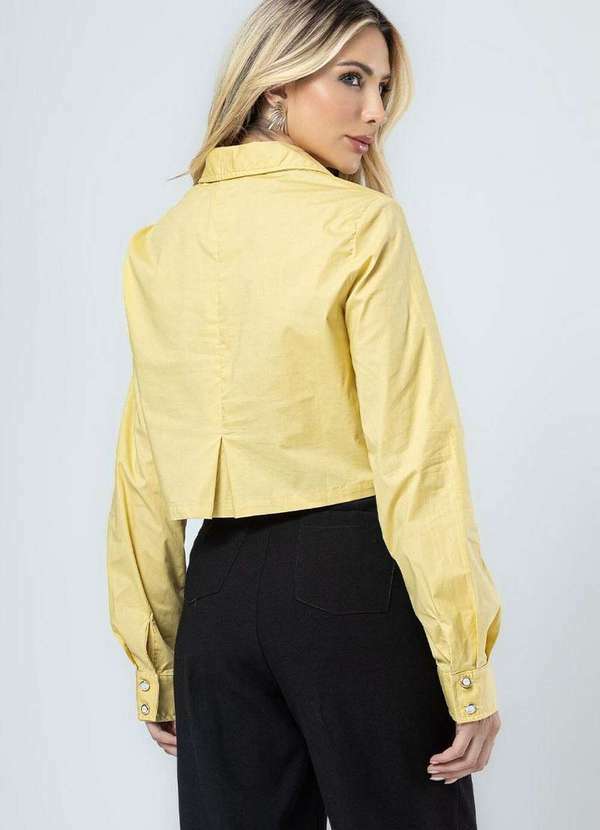 Miss Misses - Camisa Miss Misses Olivia Amarelo 2