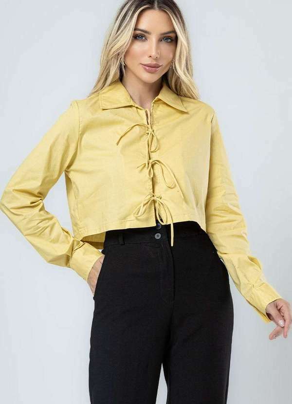 Miss Misses - Camisa Miss Misses Olivia Amarelo 4