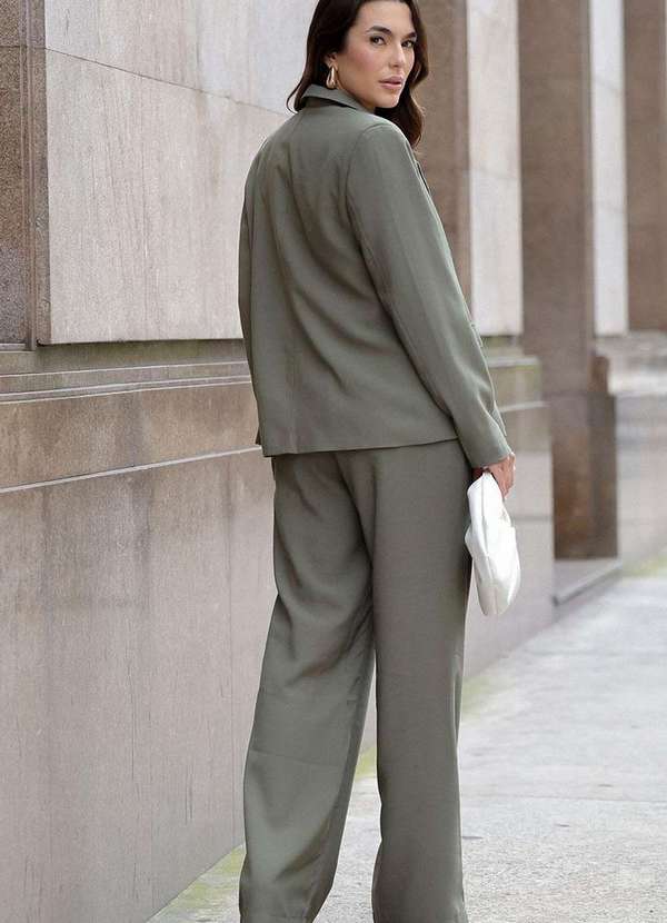 Miss Misses - Blazer Helene c/ Detalhe Lapela e c/ Botao Verde 5