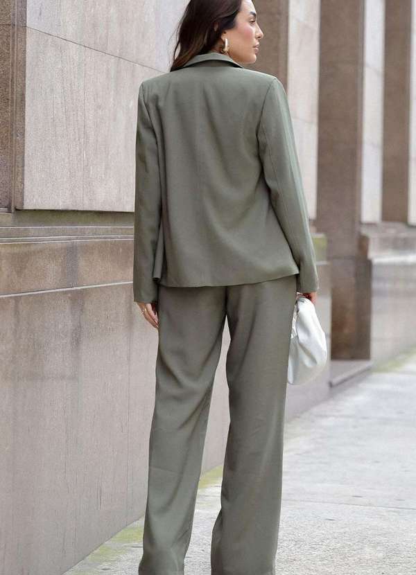 Miss Misses - Blazer Helene c/ Detalhe Lapela e c/ Botao Verde 6