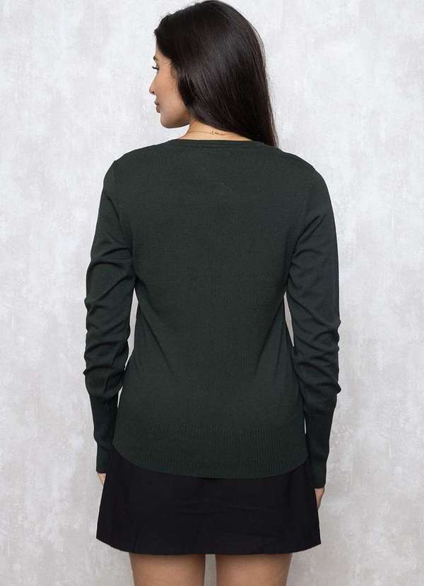 Miss Misses - Cardigan Miss Misses Manga Longa Verde 2