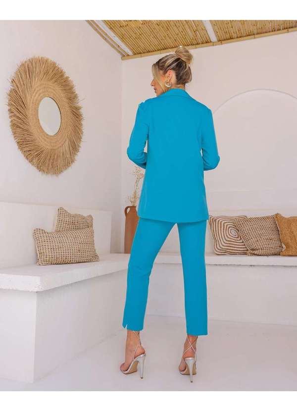 Dot Clothing - Blazer Dot Clothing Alfaiataria Azul Azul 2