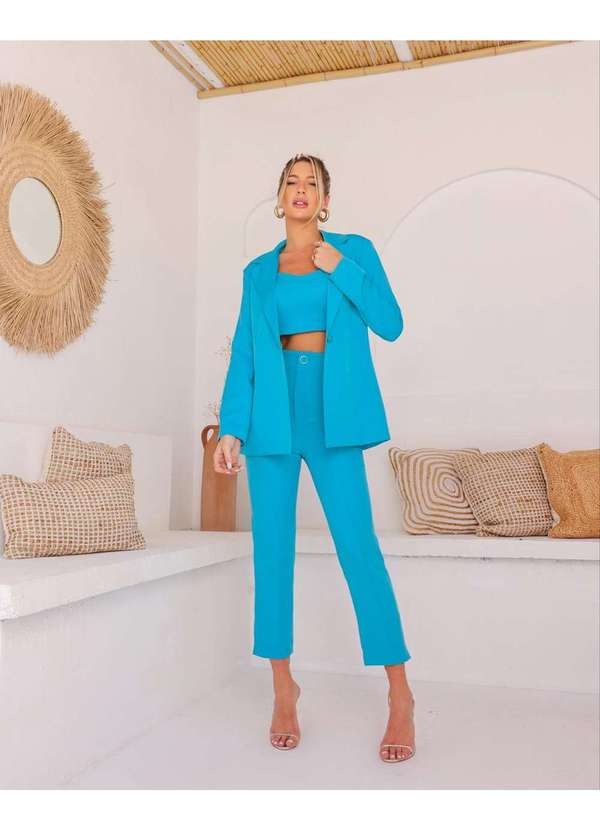 Dot Clothing - Blazer Dot Clothing Alfaiataria Azul Azul 3
