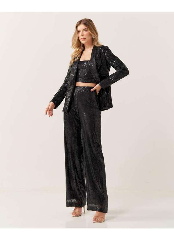 Innocence - Blazer Innocence Smoking Paete Preto Preto 4