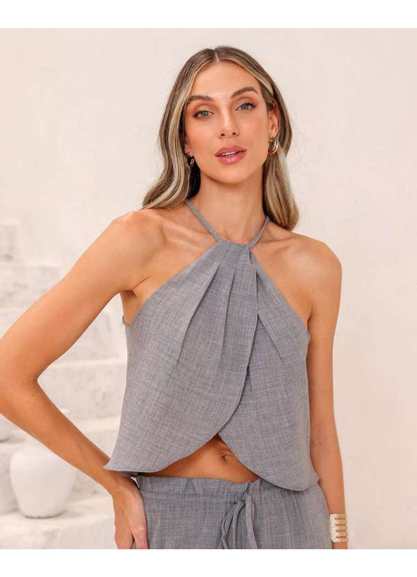 Dot Clothing - Conjunto Dot Clothing Transpassdo Cinza Cinza 3