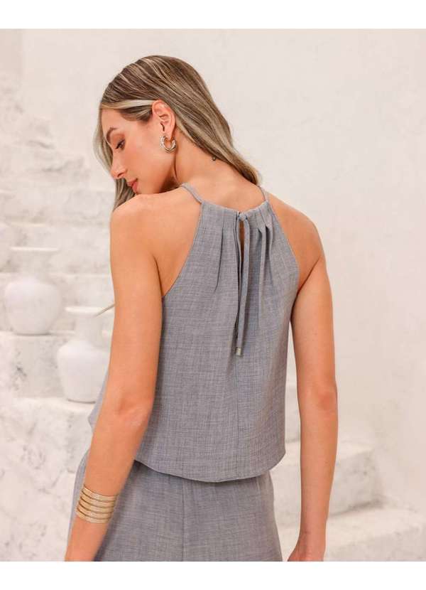 Dot Clothing - Conjunto Dot Clothing Transpassdo Cinza Cinza 6