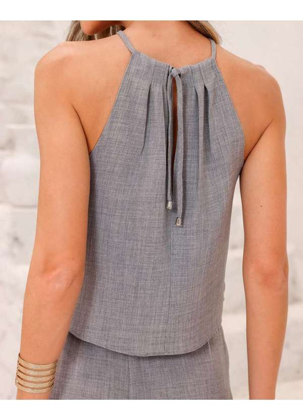 Dot Clothing - Conjunto Dot Clothing Transpassdo Cinza Cinza 8