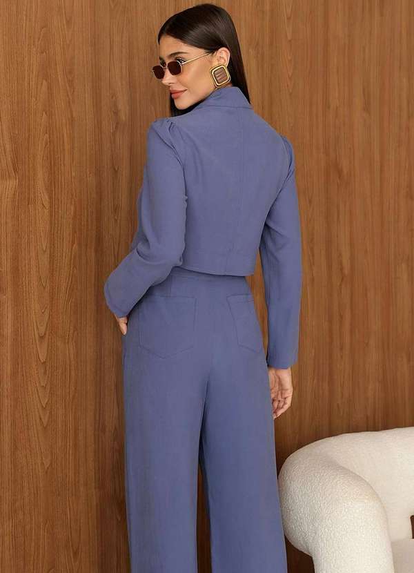 Dot Clothing - Conjunto Dot Clothing Calca e Casaqueto Azul 2