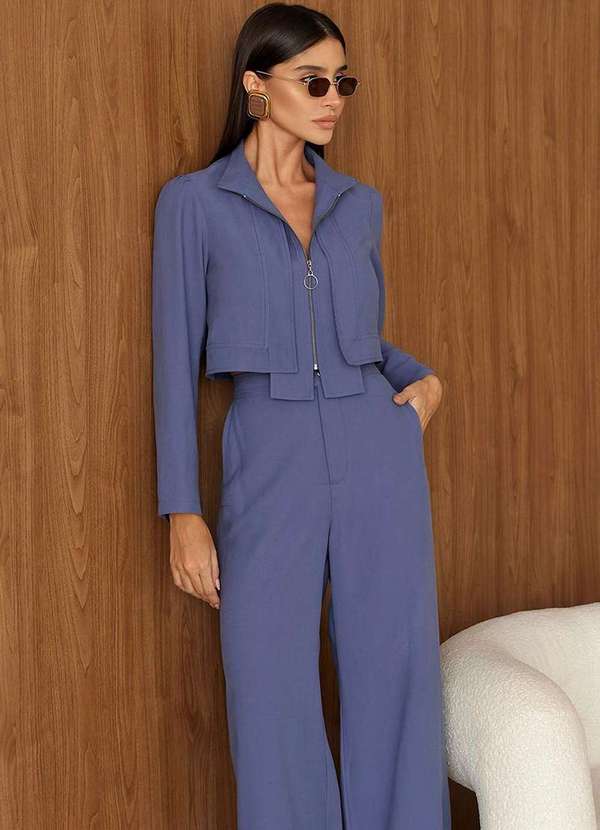 Dot Clothing - Conjunto Dot Clothing Calca e Casaqueto Azul 4