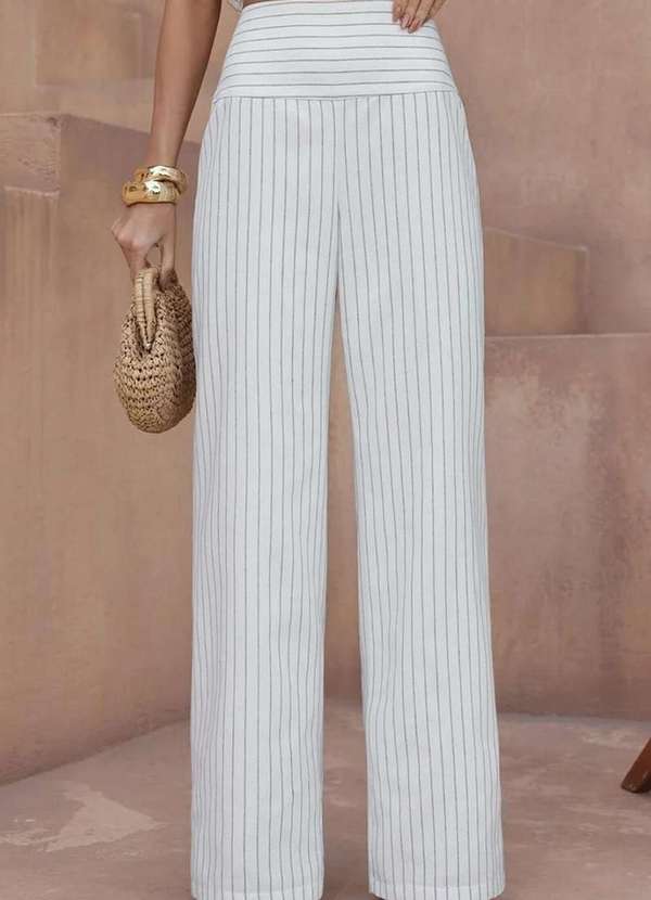 Dot Clothing - Conjunto Dot Clothing Dalia Colete e Calca Branco 4