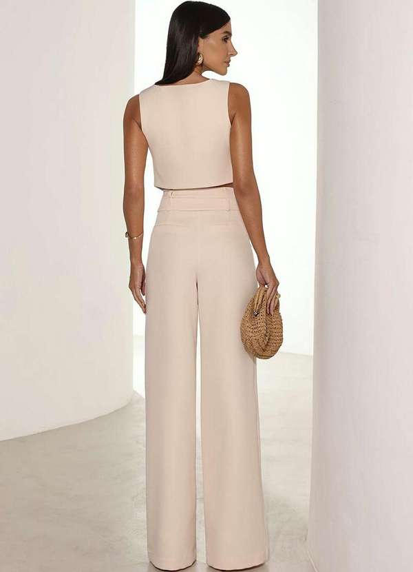 Dot Clothing - Conjunto Dot Clothing Emily Alfaiataria Amarelo 2