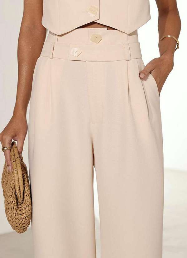 Dot Clothing - Conjunto Dot Clothing Emily Alfaiataria Amarelo 4