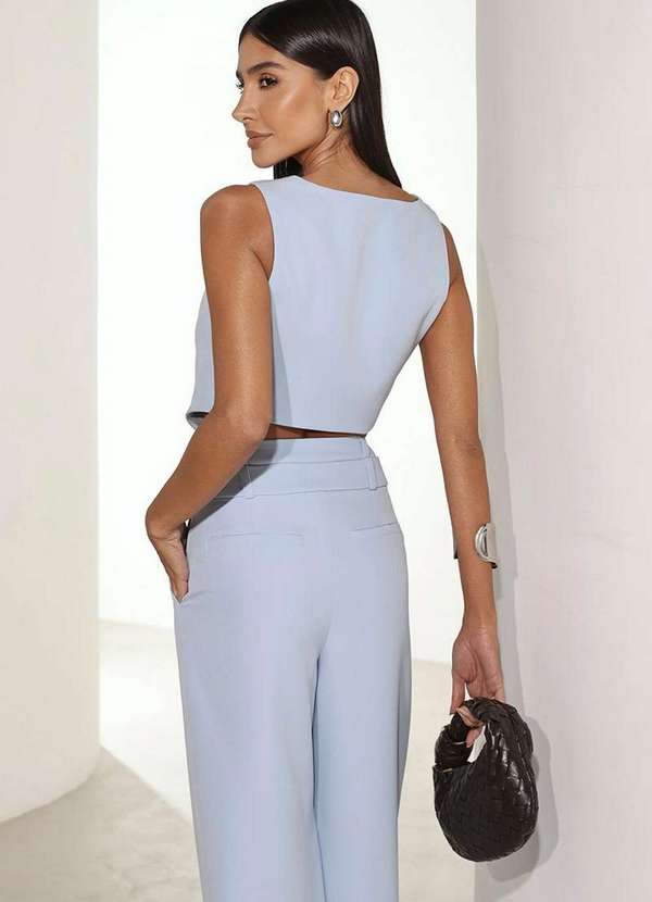 Dot Clothing - Conjunto Dot Clothing Emily Alfaiataria Azul 2