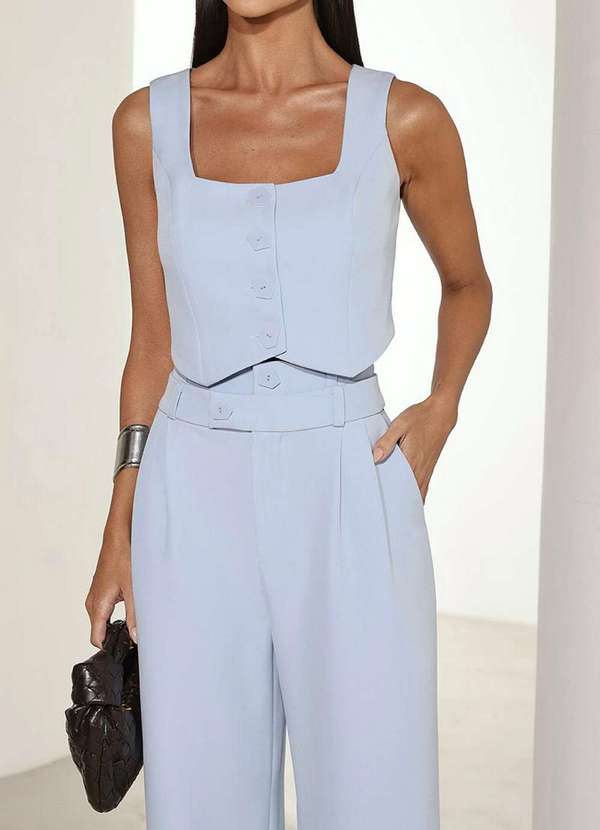 Dot Clothing - Conjunto Dot Clothing Emily Alfaiataria Azul 5