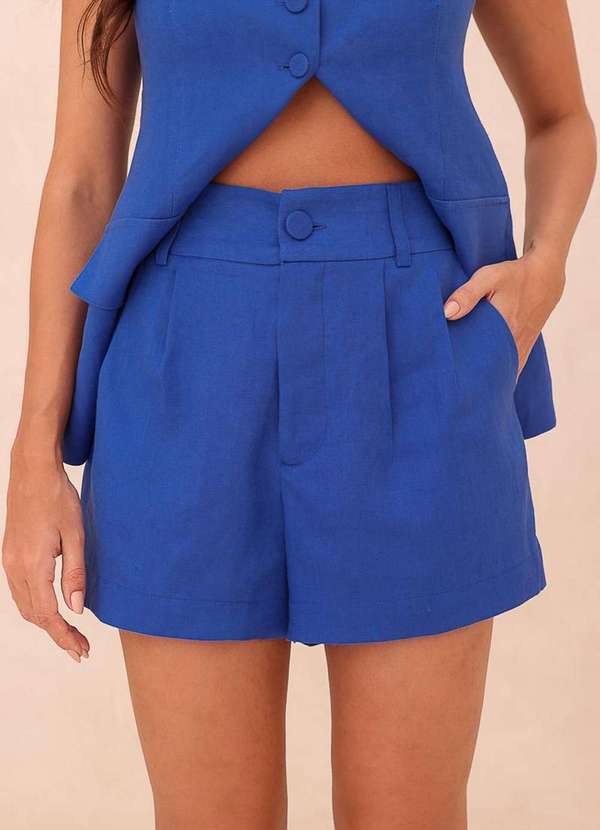 Dot Clothing - Conjunto Dot Clothing Fabi Linho Azul 7