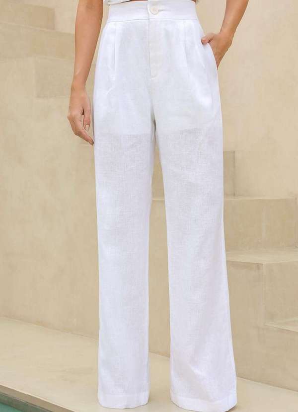 Dot Clothing - Conjunto Dot Clothing Gabriela Linho Branco 4