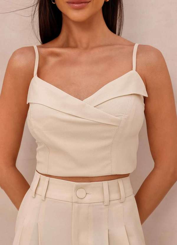 Dot Clothing - Conjunto Dot Clothing Luisa Off White Branco 3