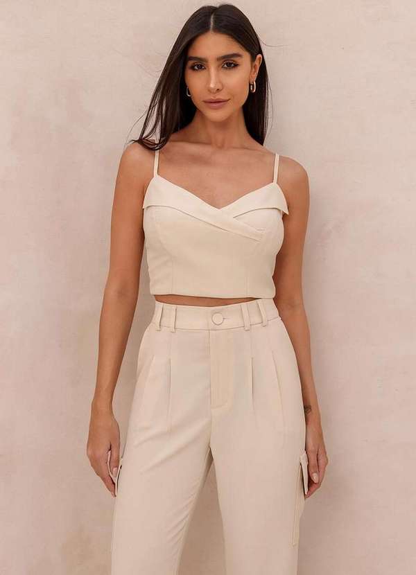 Dot Clothing - Conjunto Dot Clothing Luisa Off White Branco 4