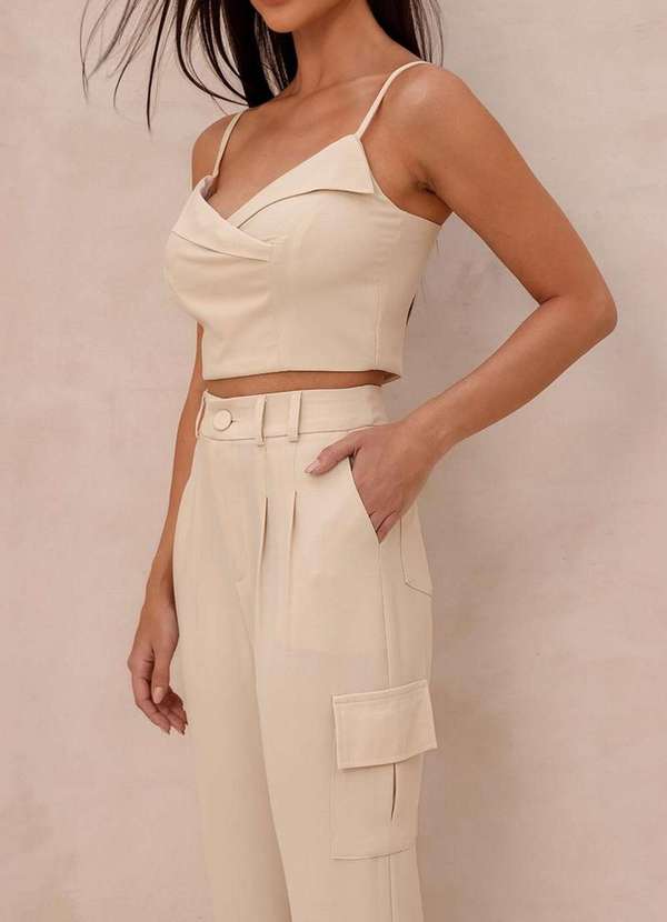 Dot Clothing - Conjunto Dot Clothing Luisa Off White Branco 5