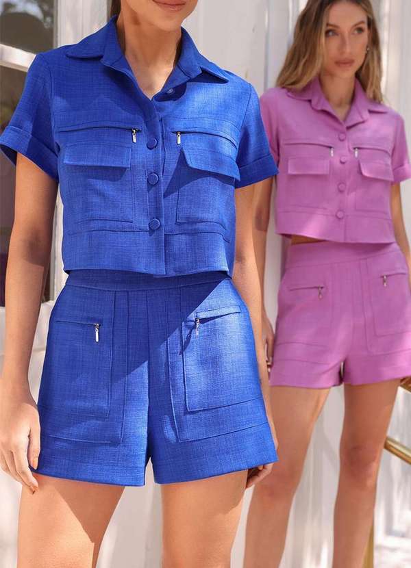 Dot Clothing - Conjunto Dot Clothing Ravena Preto Azul 6