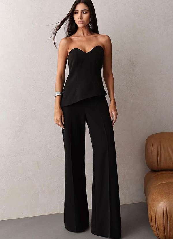 Dot Clothing - Conjunto Dot Clothing Vince Tqc Preto