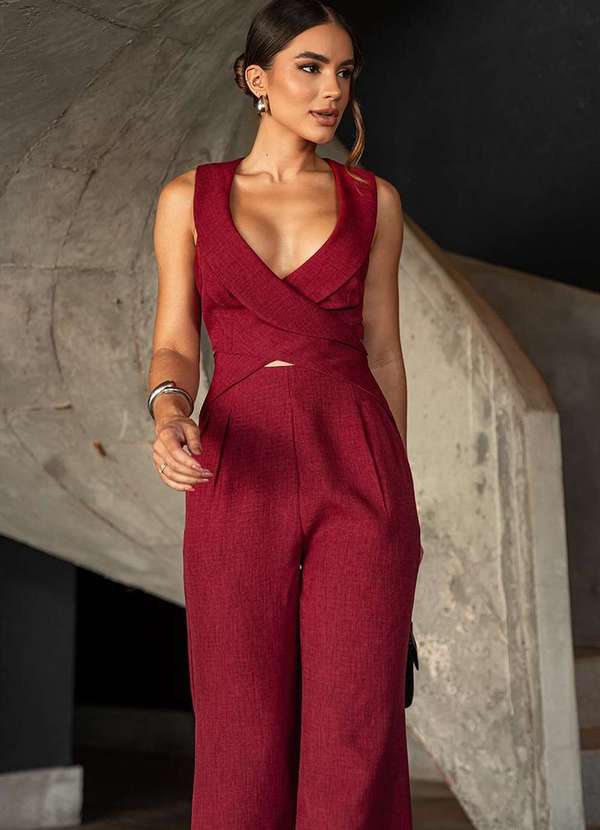 Dot Clothing - Macacao Dot Clothing Detroit Cruzado Vermelho 3