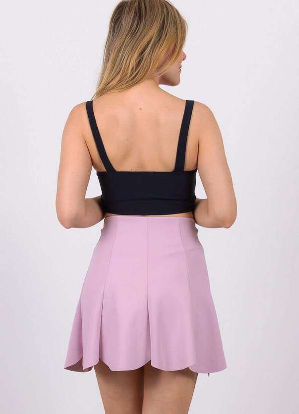 Groovy Forever - Saia Feminina Curta Rosa 5