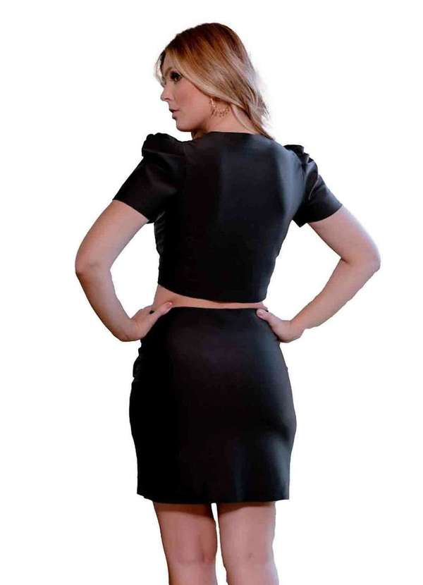 Miss Misses - Saia Miss Misses Cirre Preto Preto 3