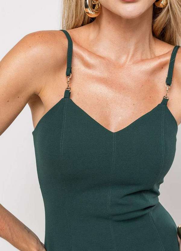 Miss Misses - Vestido Anita Rodado C/Pregas Verde 6