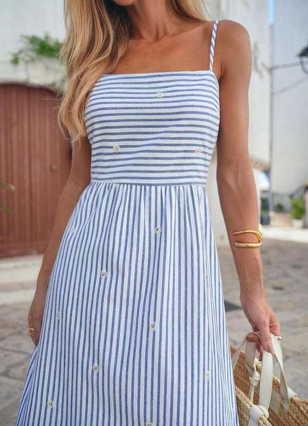 Dot Clothing - Vestido Dot Clothing Aurora Longuete Estampado 3