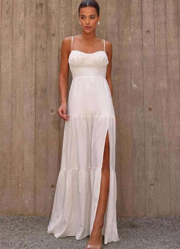 Dot Clothing - Vestido Dot Clothing Bali Branco