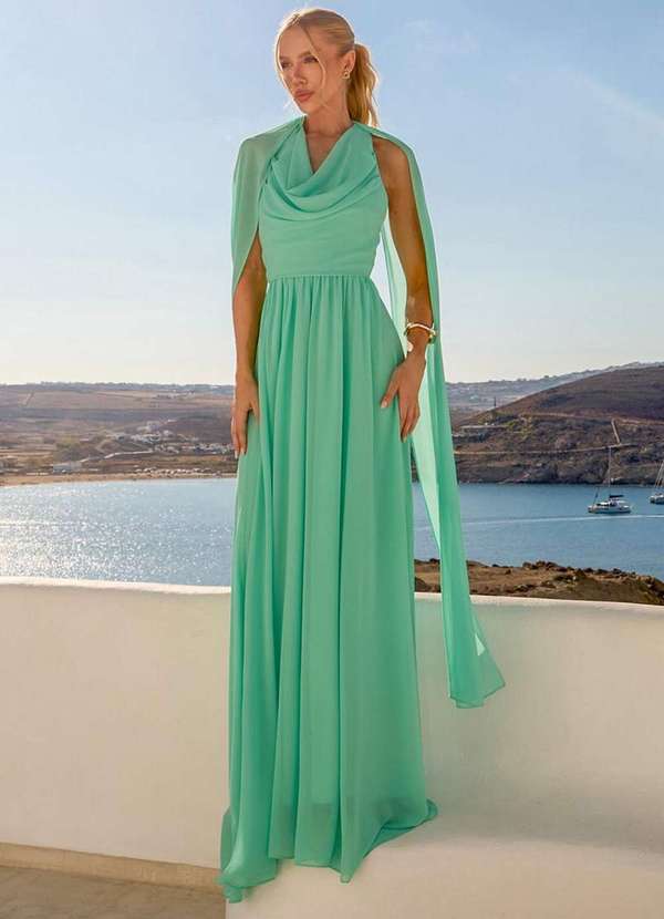 Dot Clothing - Vestido Dot Clothing Monica Longo Verde