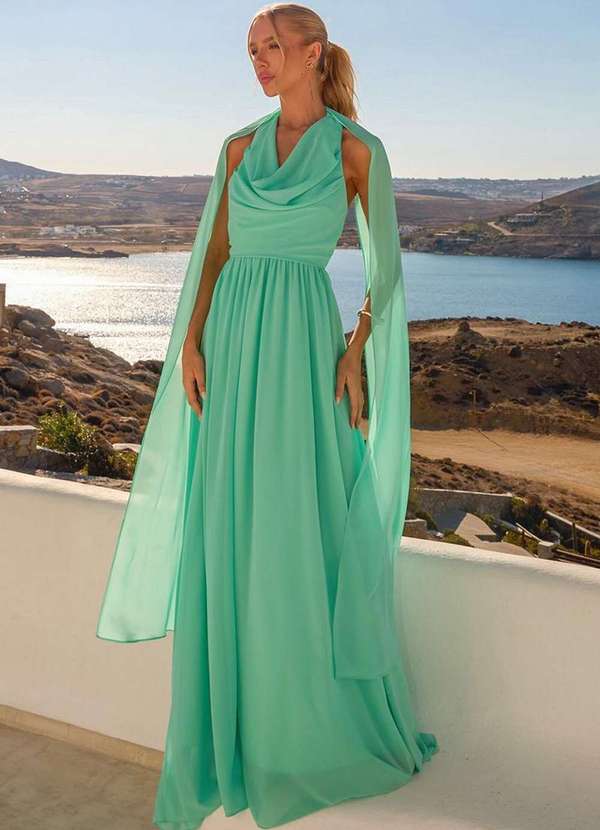 Dot Clothing - Vestido Dot Clothing Monica Longo Verde 5