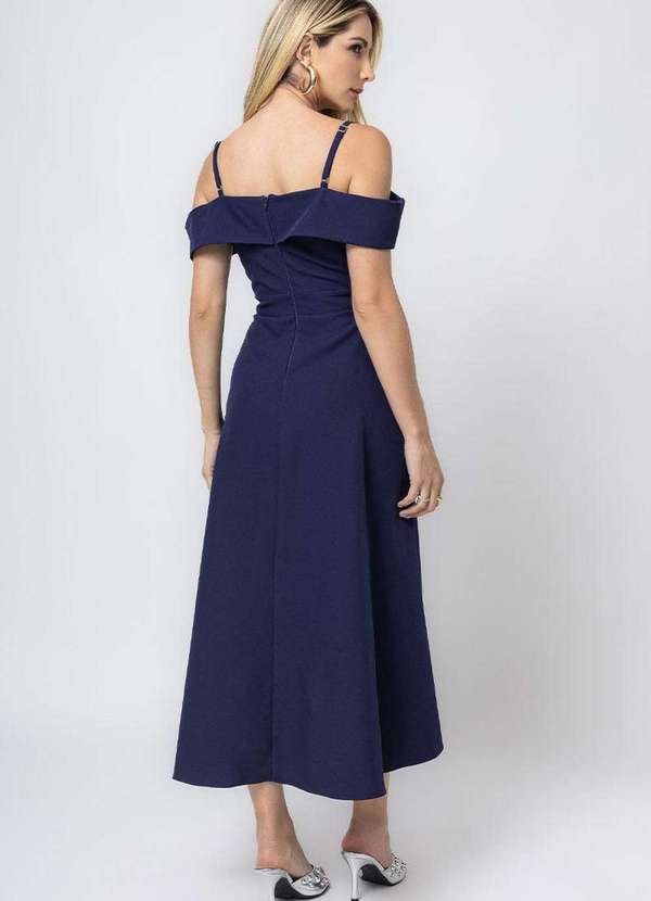 Miss Misses - Vestido Flavia Ombro a Ombro C/Alca Azul 2