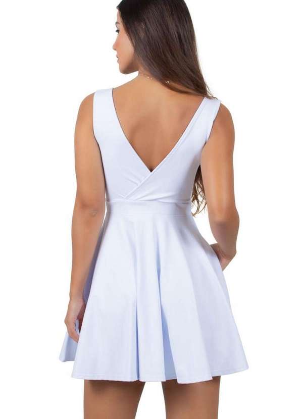 Miss Misses - Vestido Leticia Decote V Branco 2