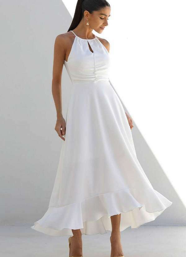 Miss Misses - Vestido Miss Misses Cristina Longo Branco