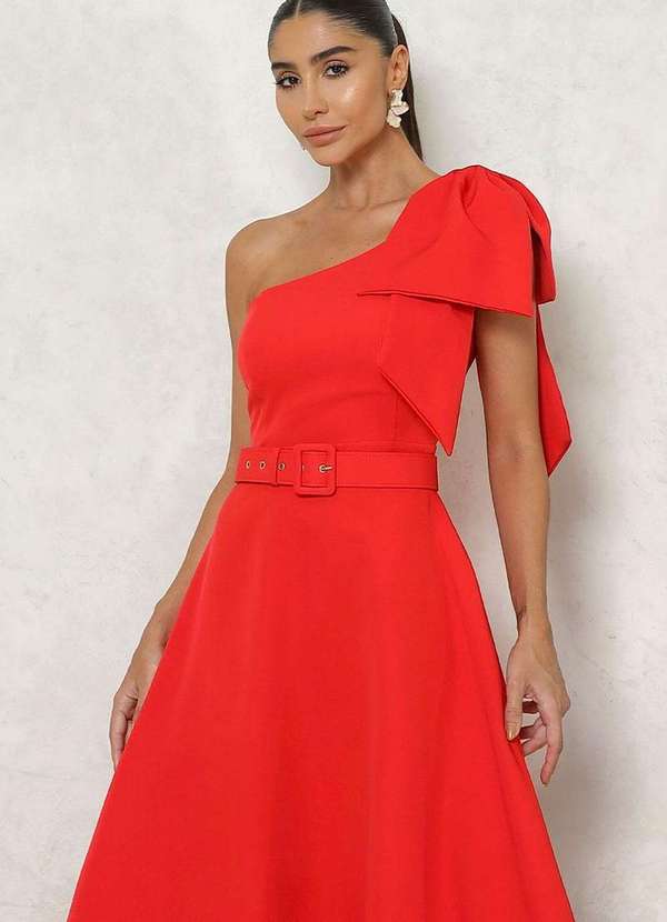 Miss Misses - Vestido Miss Misses Julia Longo Vermelho 3