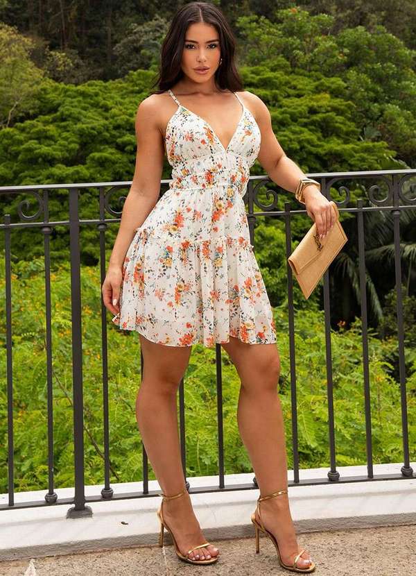 Oxigenio - Vestido Oxigenio Rodado Joana Estampado Estampado 3