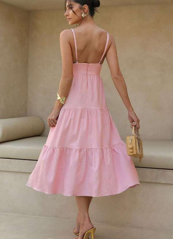 Miss Misses - Vestido Rafaela com Bojo Rosa 2