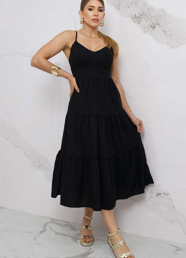 Miss Misses - Vestido Rafaela com Bojo Preto